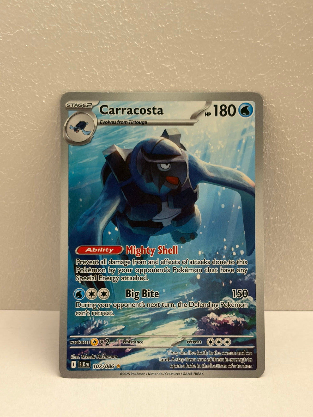 Carracosta 107/086 – Black Bolt | Illustration Rare