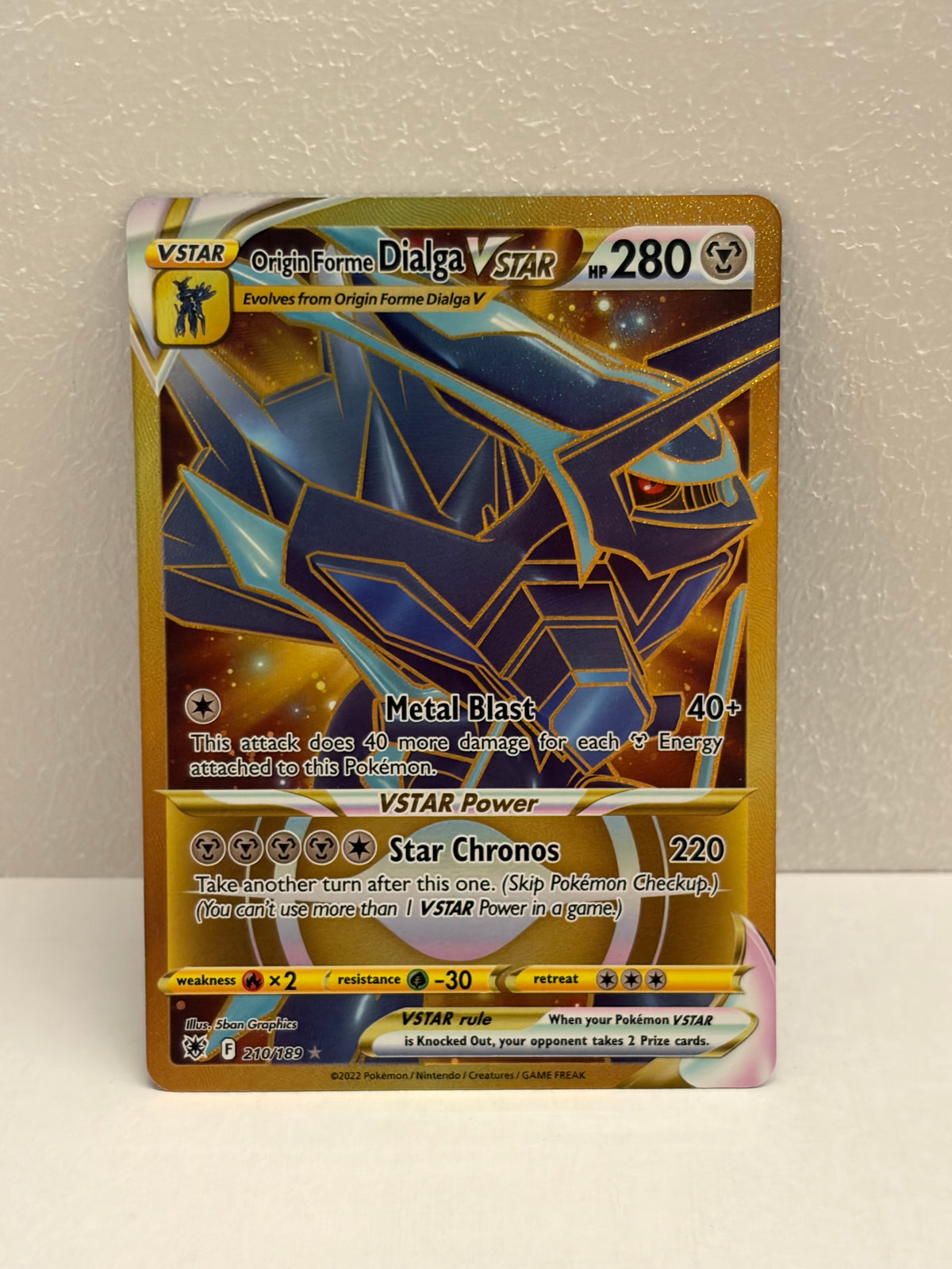 Origin Forme Dialga VSTAR 210/189 – Astral Radiance | Secret Rare